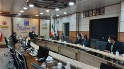 دیدار مدیر شعب بانک ملی استان سمنان با دکتر قدس سرپرست دانشگاه علوم پزشکی استان سمنان 